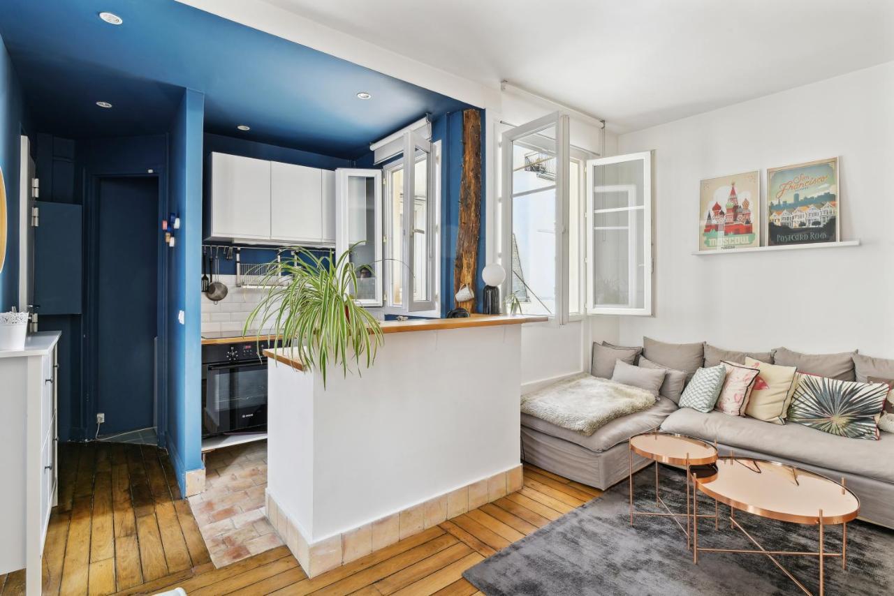 Charming Duplex In Privatestreet, Citycenter Parigi Esterno foto
