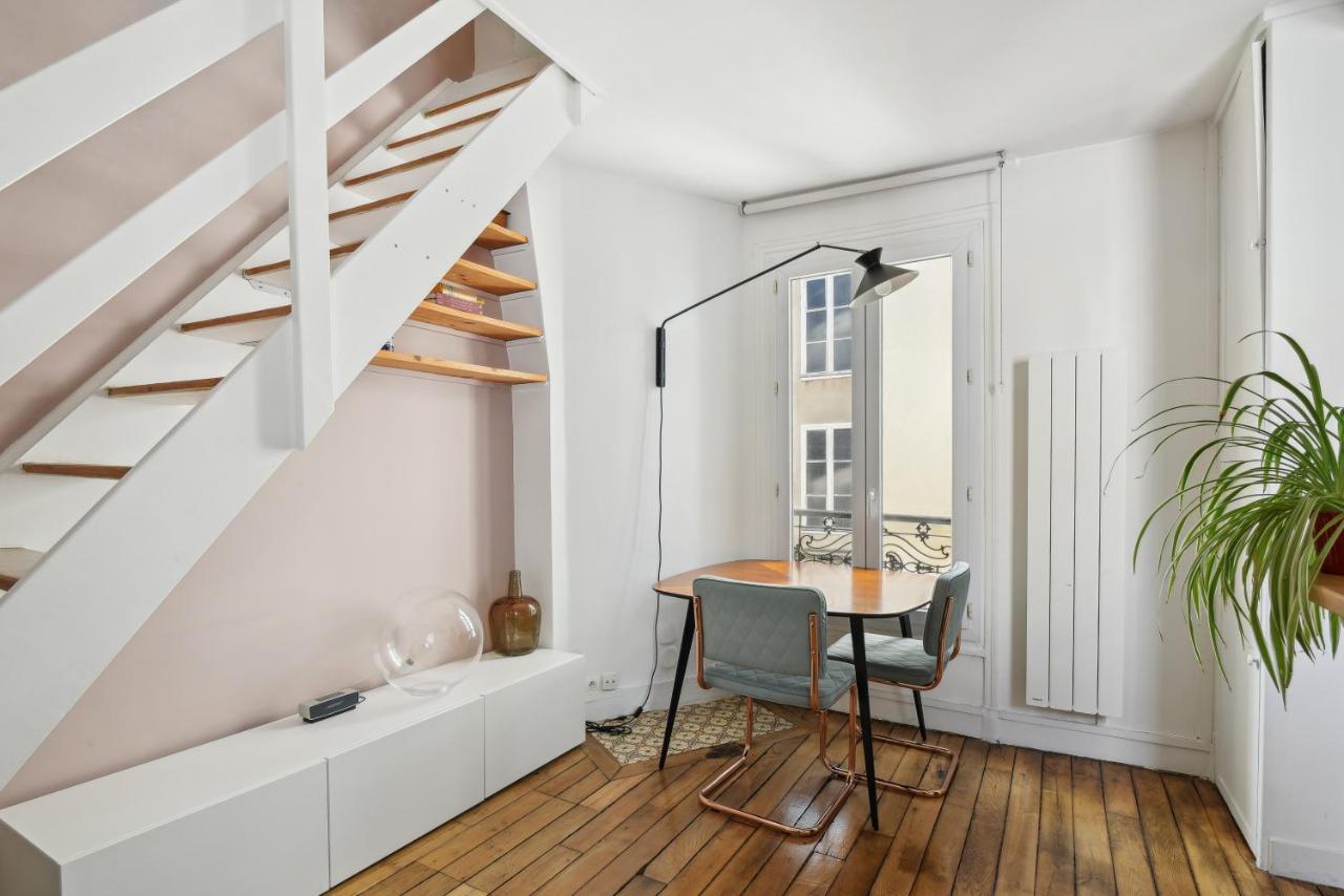 Charming Duplex In Privatestreet, Citycenter Parigi Esterno foto