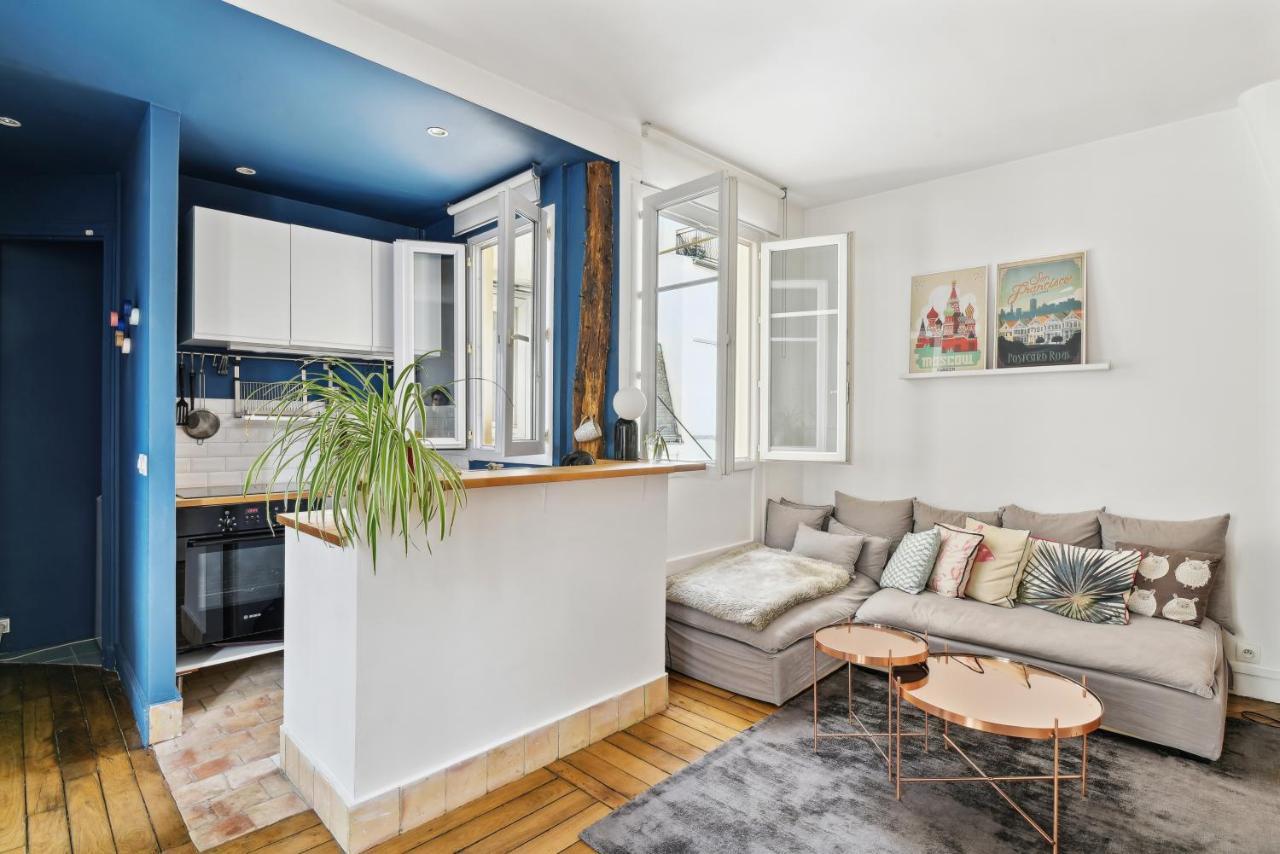 Charming Duplex In Privatestreet, Citycenter Parigi Esterno foto