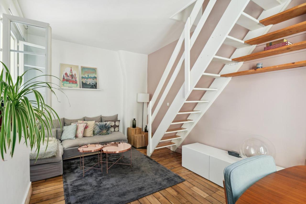 Charming Duplex In Privatestreet, Citycenter Parigi Esterno foto